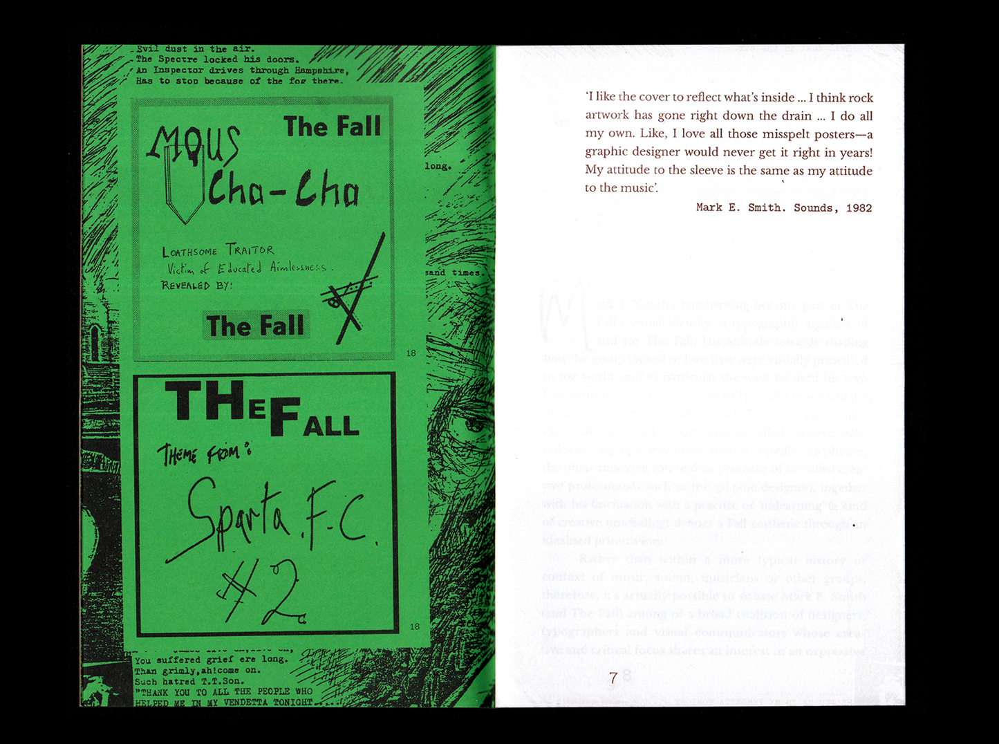 Language Scraps 02: Mark E. Smith’s Handwriting and the Typography of The Fall — Paul Wilson